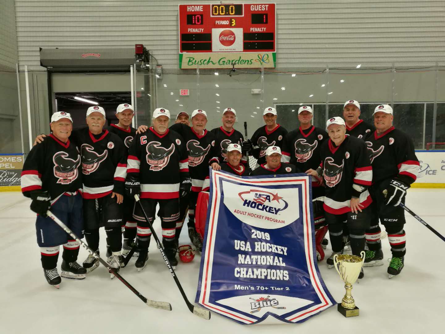 Michigan Sting 70 Plus 2019 USA Hockey National Champions
